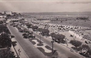 France Arcachon Vue d'Ensemble de la Plage et de la Jetee Thiers 1952 Photo