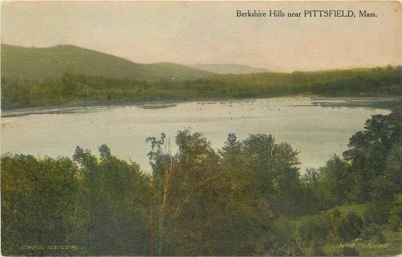 Massachusetts Berkshire Hills Albertype Pittsfield 1920s Postcard 22-4047