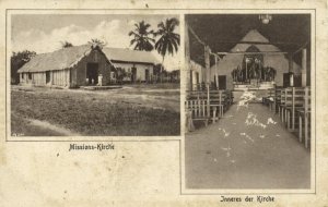 colombia, Church of the Franciscan Mission Station St. Markus (1920s) Postcard
