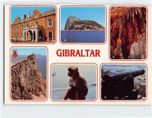 Postcard Gibraltar, British Overseas Territory