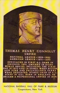 Thomas Henry Connolly Umpire National Baseball Hall Of Fame & Museum Cooperst...