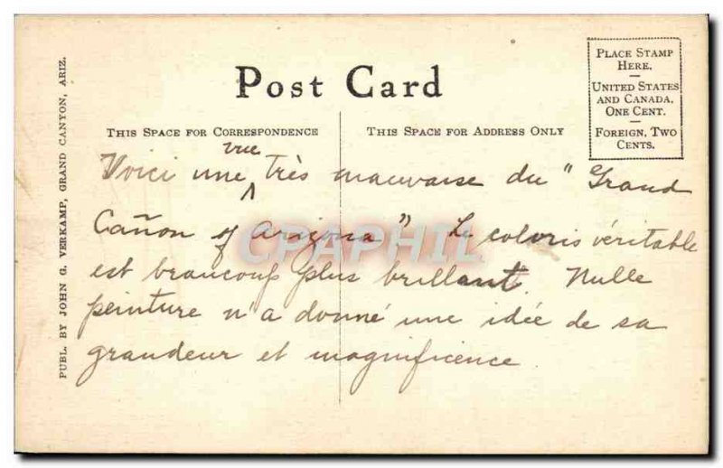 Old Postcard From El Tovar Hotel