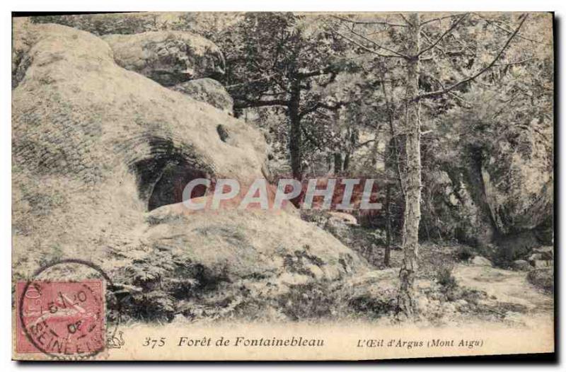 CPA forêt de Fontainebleau L'Oeil d'Argus 