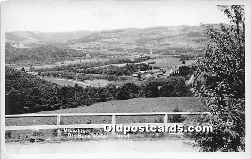 A View from Big Bend State Road, Real Photo Mount Lebanon, NY, USA Unused 