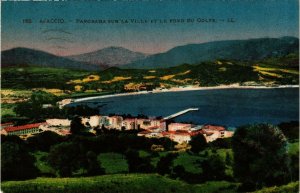 CPA CORSE - AJACCIO - Panorama sur la ville et le fond du Golfe (710232)