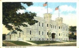 State Armory - Milford, Massachusetts MA Postcard
