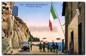 Italia - Italy - Italy - Ventimiglia Grimaldi - Frontiera Italiana - Old Post...