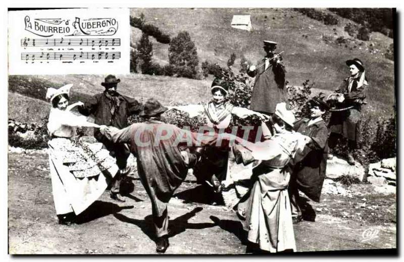 Postcard Modern Folklore The Auvergne Bourree