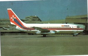 Air Malta Boeing 737-200 at the Tarmac Photochrome Postcard