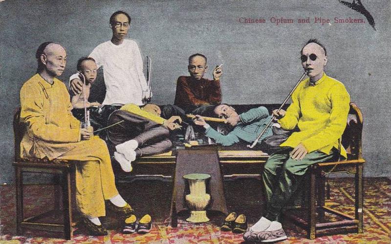 China , 00-10s   Chinese Opium & Pipe Smokers