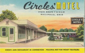 GALLIPOLIS, Ohio, 1930-40s; Circle's Motel