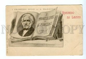 494436 Alessandro MANZONI Italian poet novelist philosopher Vintage postcard