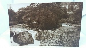 Vintage Postcard Fir Tree Island Bettws Y Coed North Wales