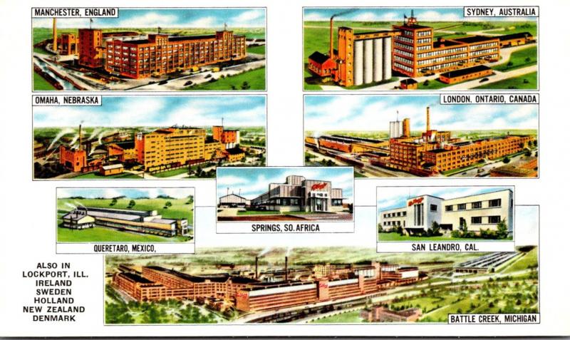 Michigan Battle Creek Kellogg Company Plant & Worldwide Plants