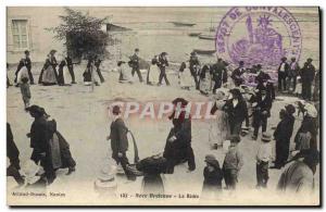 Old Postcard Folklore Breton Noce The wrinkled Marriage