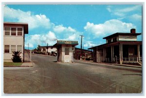 Main Gate U.S Naval Training Center Bainbridge Maryland MD Vintage Postcard