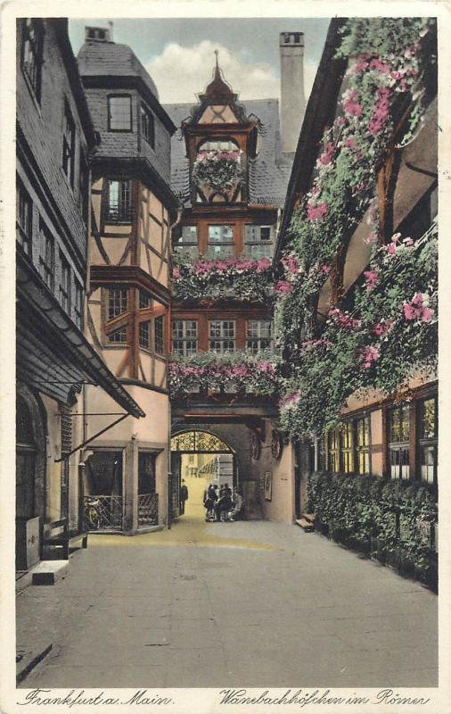 Frankfurt am Main 1930s Germany Wanebachhoschen im Romer