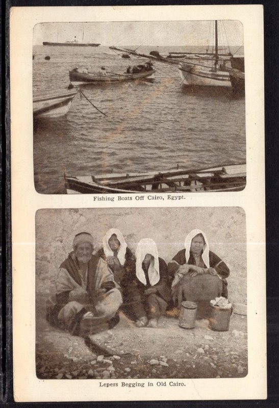 Fishing Boats,Lepers,Cairo,Egypt