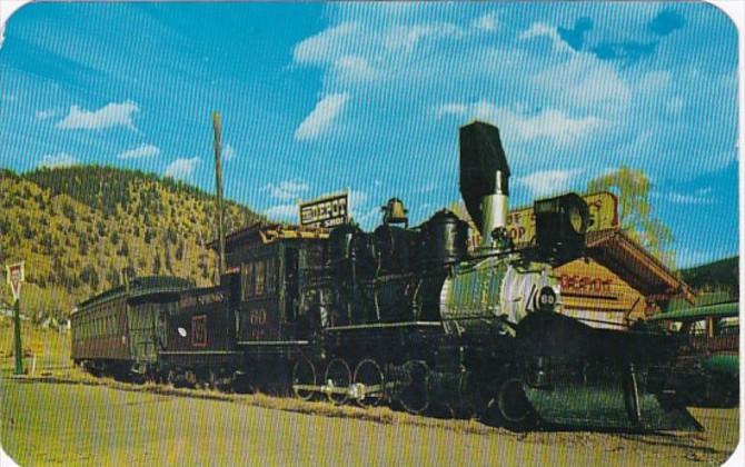 Steam Locomotive No 60 C & S Railroad Clear Creek Mining District Colorado