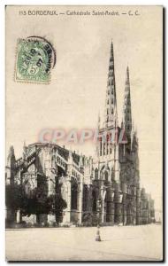 Bordeaux Postcard old Saint Andre