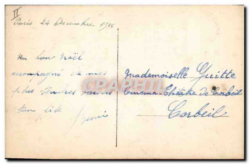 Postcard Old Bell Christmas