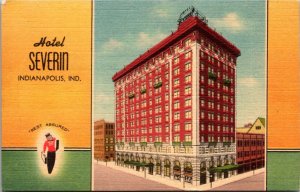 Linen Postcard Hotel Severin in Indianapolis, Indiana