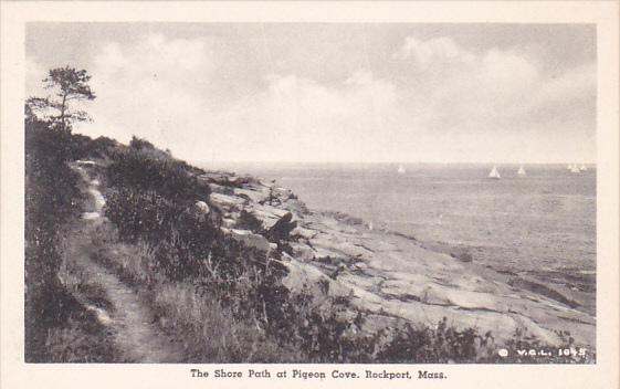 Massachusetts Rockport The Shore Path At Pigeon Cove Albertype