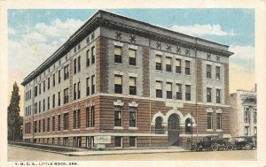 LITTLE ROCK, AR Arkansas   YMCA BUILDING  Cars On Street   c1920's Postcard