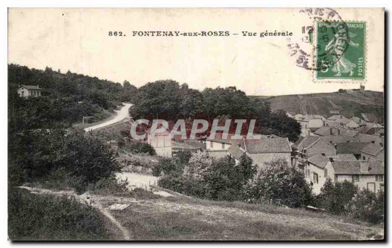 Old Postcard Fontenay aux Roses General view