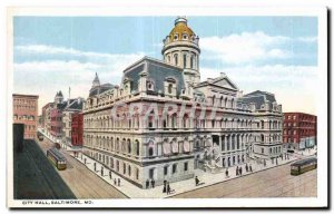 Postcard Old City Hall Baltimore