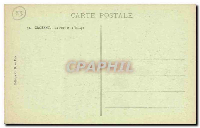 Old Postcard Crozant