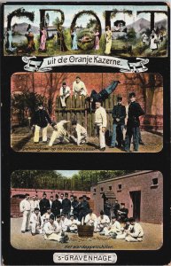 Netherlands Groet uit de Oranje Kazerne Den Haag The Hague Postcard C089