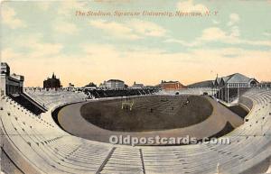 The Stadium, Syracuse University Syracuse, NY, USA Stadium 1912 corner wear v...