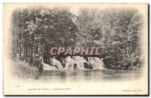 Old Postcard Chateau De Vizille Cascade Du Parc