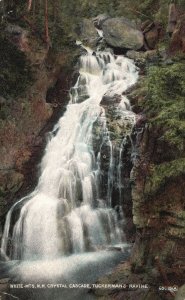 Vintage Postcard 1915 Crystal Cascade Tuckerman Rabin White Mts. New Hampshire
