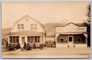 K11/ Dallas Pennsylvania RPPC Postcard c30s Shavertown Hill Florist Shop 629