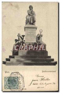 Postcard Old Beethovendenkmal Beethoven Wien