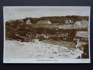 Cornwall ST. IVES Porthminster Beach c1940's RP Postcard by Raphael Tuck S.I.107