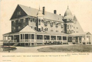 Millinocket Maine Great Northern Hotel Heebner Postcard Tuck undivided 24-8096