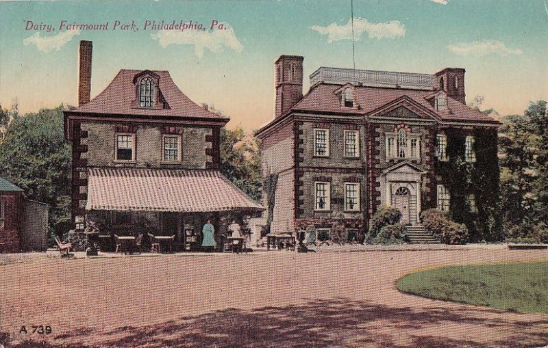 Postcard Dairy Fairmount Park Philadelphia PA