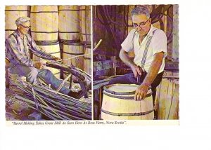 Skilled Men Barrel Making, Ross Farm, New Ross, Nova Scotia