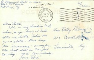Uncle Slug Drinking Uncle Van Buren Arkansas 1944 RPPC Photo Postcard 20-7868