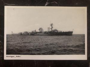 Mint WW2 RPPC Postcard Germany Königsberg Kriegsmarine Light cruiser