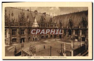 Old Postcard Rouen Courthouse