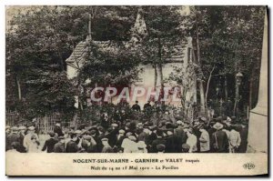 Old Postcard Police Detective Nogent sur Marne Garnier and Valet hounding Nig...