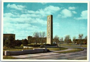 Postcard - Pylon And Entrance - Boys Town, Nebraska