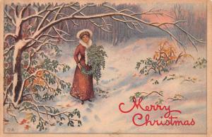 Post Card Old Vintage Antique Merry Christmas Postcard