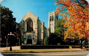 Vtg Roanoke Virginia VA First Presbyterian Church 1950s View Postcard