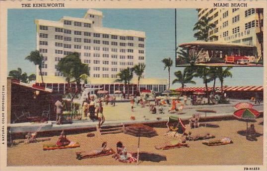 Florida Miami Beach The Kenilwworth Hotel 1960 Curteich