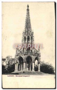 Old Postcard Laken Monument Leopold 1